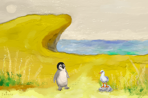 verve-painting - a place where penguin meets sea gull (8 March 2023).jpg